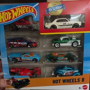 Hot wheels 8-Pack Die-Cast Cars Set - NEW